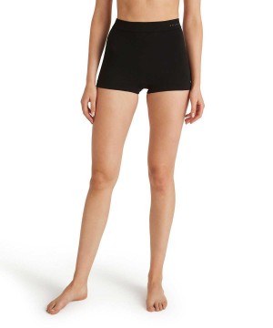 Bielizny Falke Boxer Wool-Tech Light Damskie Czarne | VTGNZO-238