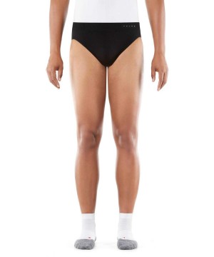 Boxer & Slips Falke Brief Warm Męskie Czarne | SRGPZF-694