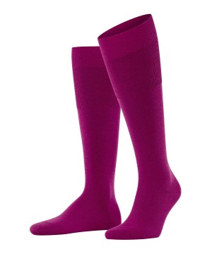 Skarpetki Falke Airport Knee-high Socks Męskie Różowe | DSQBPV-508