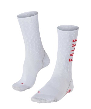 Skarpetki Falke BC Impulse Biking Socks Męskie Białe | RWFQUB-931