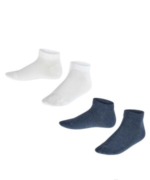 Skarpetki Falke Happy 2-Pack Sneaker socks Dziecięce Multicolored | UKDLFZ-831