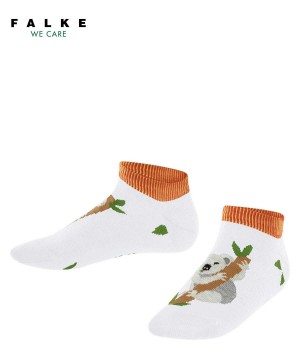 Skarpetki Falke Koala Friends Sneaker socks Dziecięce Białe | GKTWJX-082