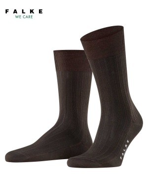 Skarpetki Falke Milano Socks Męskie Brązowe | UFYREL-695