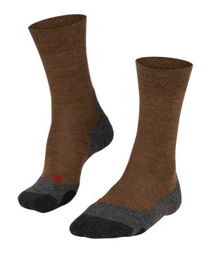 Skarpetki Falke TK2 Explore Melange Trekking Socks Męskie Brązowe | USWOTZ-241